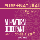 Lotus Leaf All-Natural Deodorant